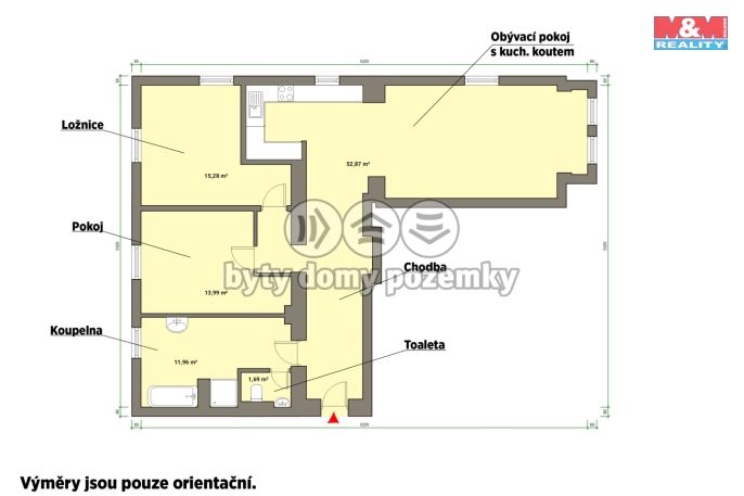 Pronájem, Byt 3+kk, Mariánské Lázně