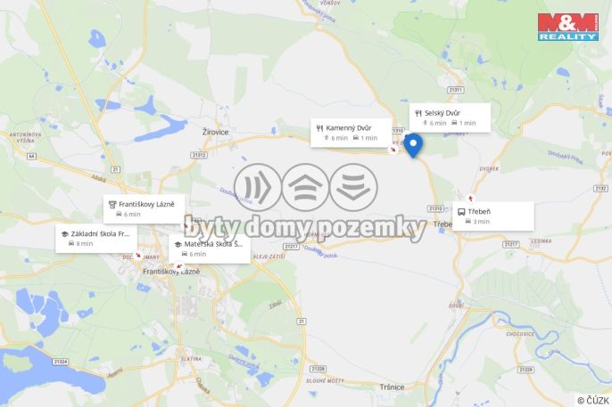 Prodej, Pozemek k bydlení, Třebeň