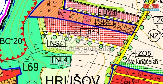 Prodej, Pole, Hrusice
