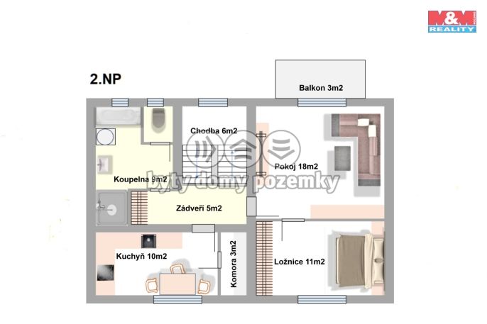 Prodej, Rodinný dům, Červený Kostelec