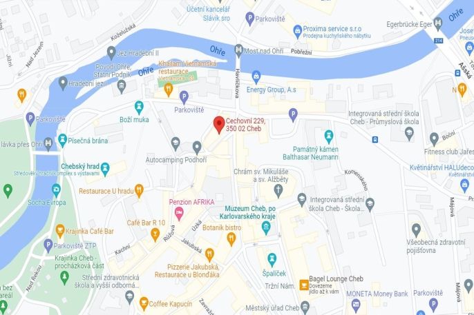 Pronájem, Byt 3+1, Cheb