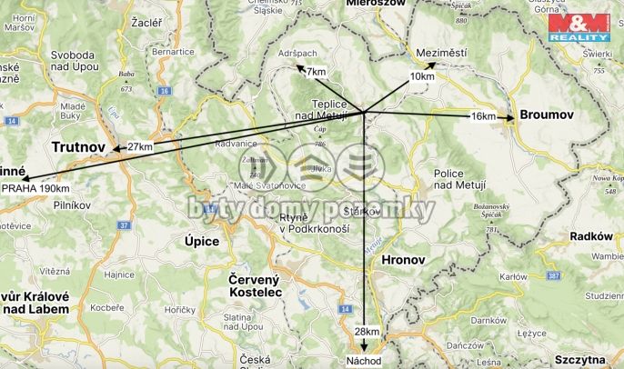 Prodej, Chalupa, Teplice nad Metují