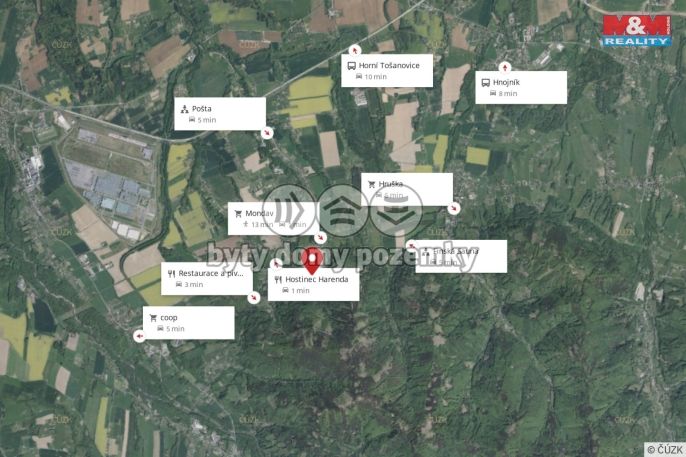 Prodej, Pastvina, Komorní Lhotka