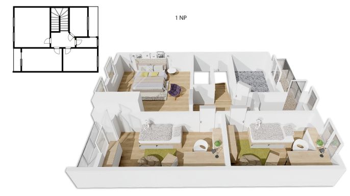 Prodej, Rodinný dům, Louny