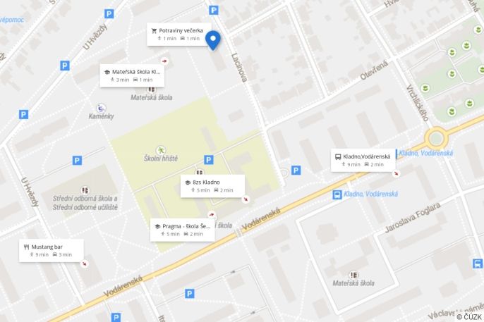Pronájem, Byt 1+kk, Kladno