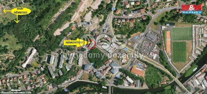 Pronájem, Obchod a služby, Cheb