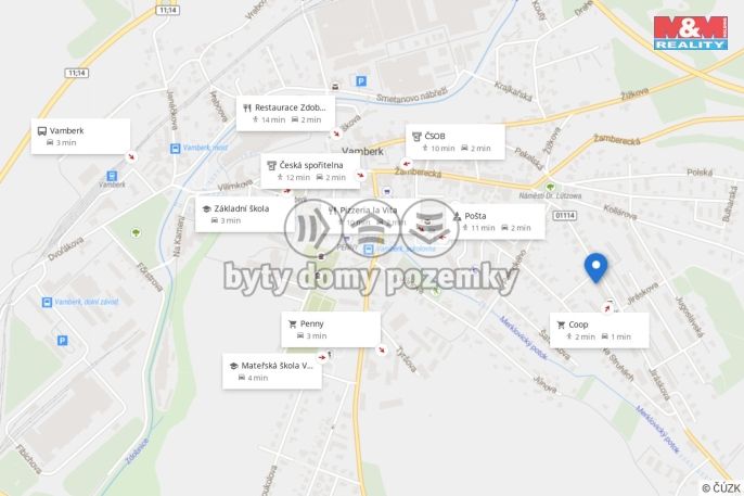 Pronájem, Byt 2+1, Vamberk