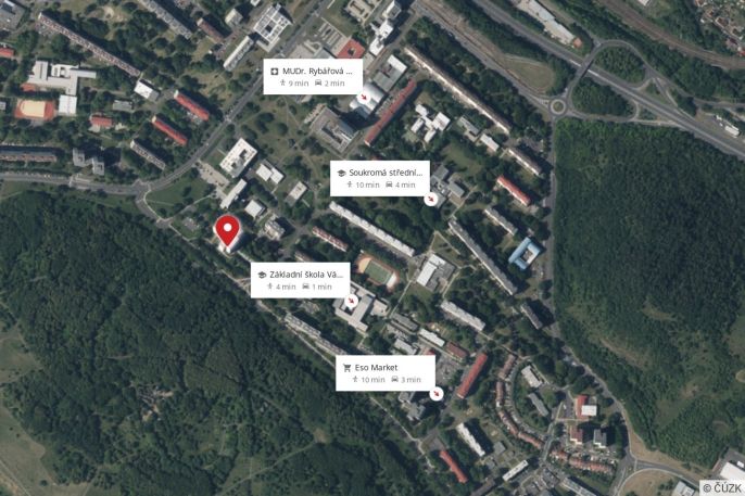 Pronájem, Byt 1+1, Most