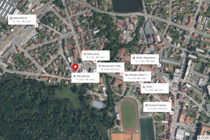 Pronájem, Byt 1+kk, Blatná