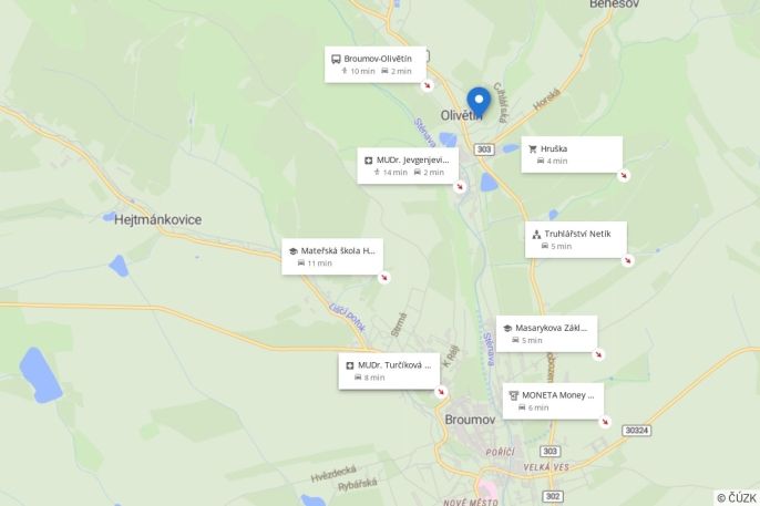 Prodej, Byt 3+1, Broumov