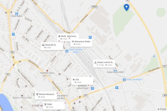 Prodej, Ovocný sad, Čáslav