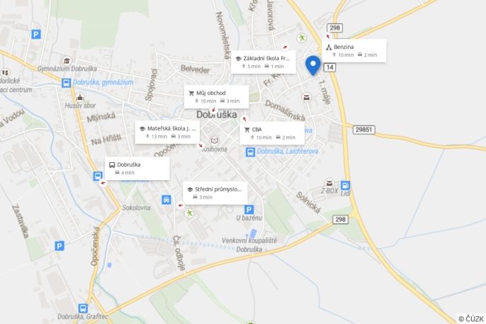 Pronájem, Byt 2+kk, Dobruška