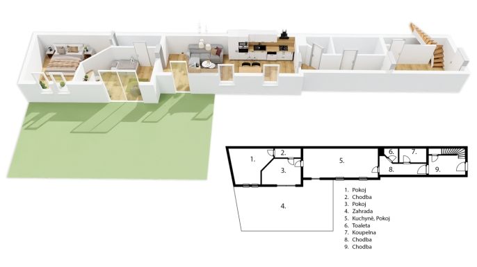 Prodej, Rodinný dům, Pečky