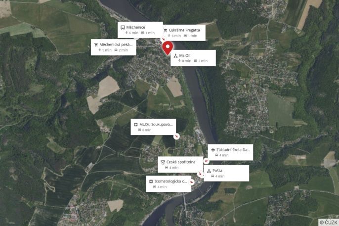 Pronájem, Byt 4+kk, Měchenice