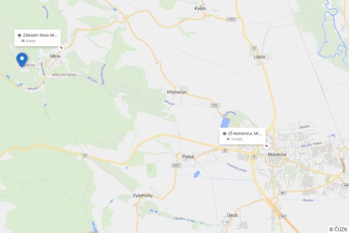Prodej, Pozemek k bydlení, Mírov