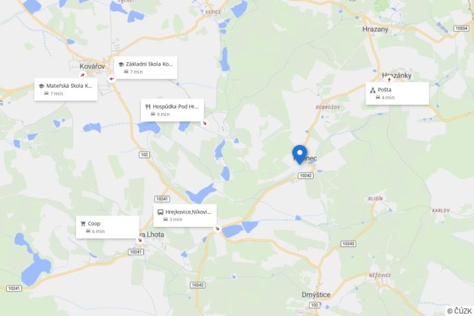 Prodej, Pozemek k bydlení, Hrazany