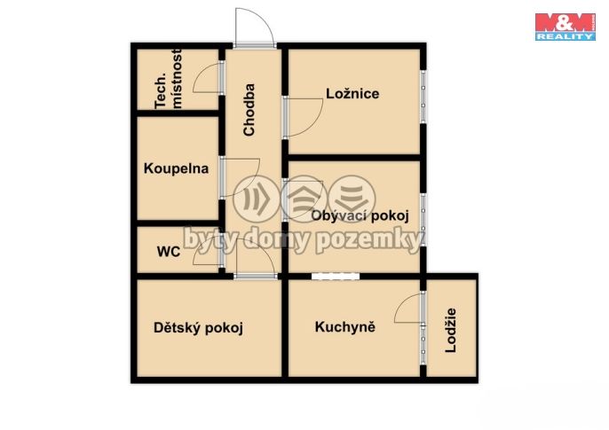 Prodej, Byt 3+1, Pelhřimov