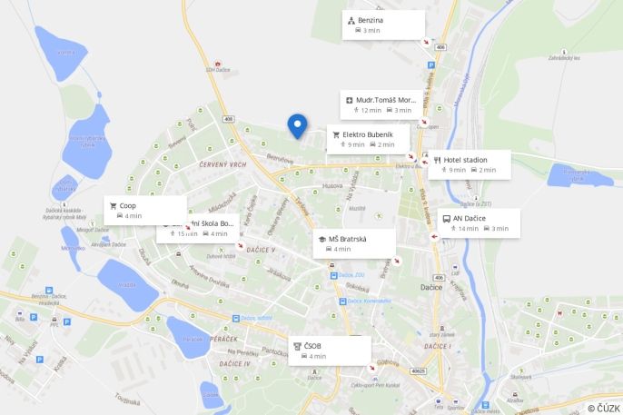 Prodej, Byt 4+1, Dačice