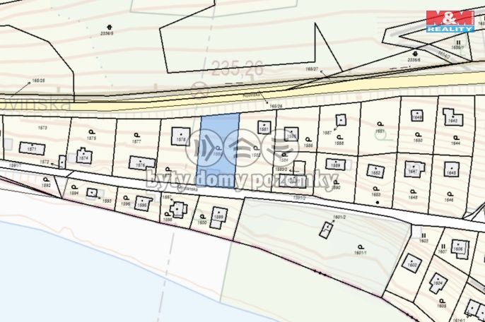 Prodej, Pozemek k bydlení, Hlásná Třebaň