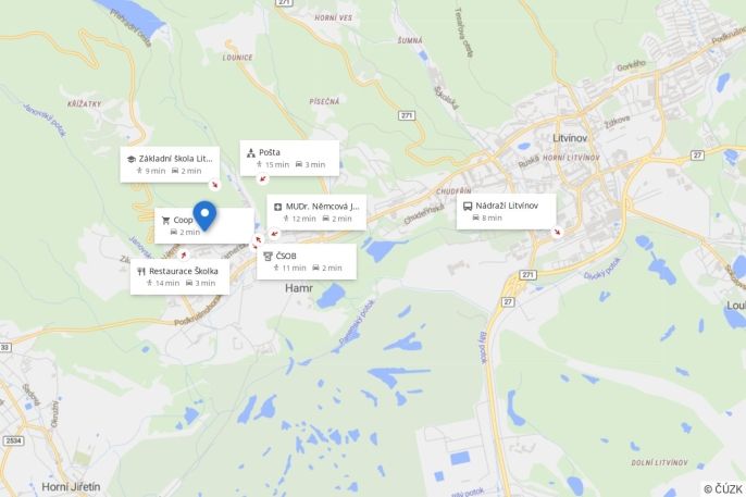 Pronájem, Byt 4+1, Litvínov