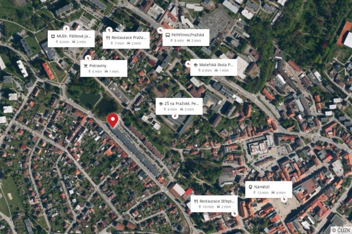 Pronájem, Byt 3+kk, Pelhřimov