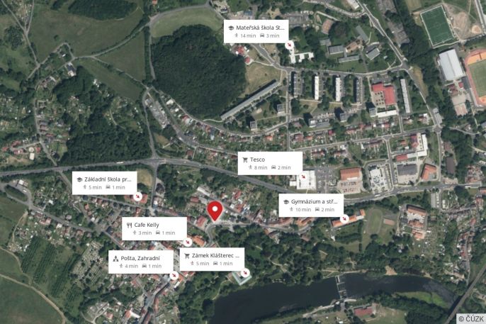 Pronájem, Byt 4+kk, Klášterec nad Ohří