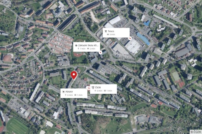 Pronájem, Byt 2+1, Sokolov