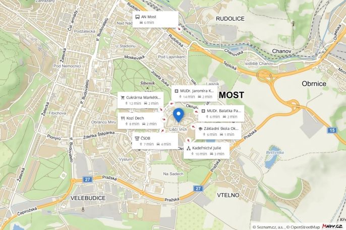 Prodej, Byt 4+1, Most
