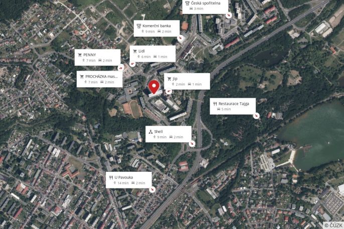 Pronájem, Byt 1+kk, Chomutov