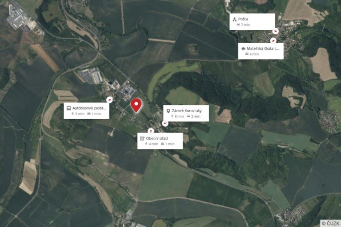 Prodej, Pozemek k bydlení, Korozluky