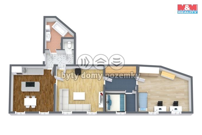 Prodej, Byt 3+1, Aš