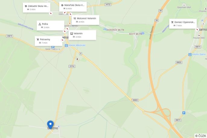 Prodej, Pozemek k bydlení, Velemín