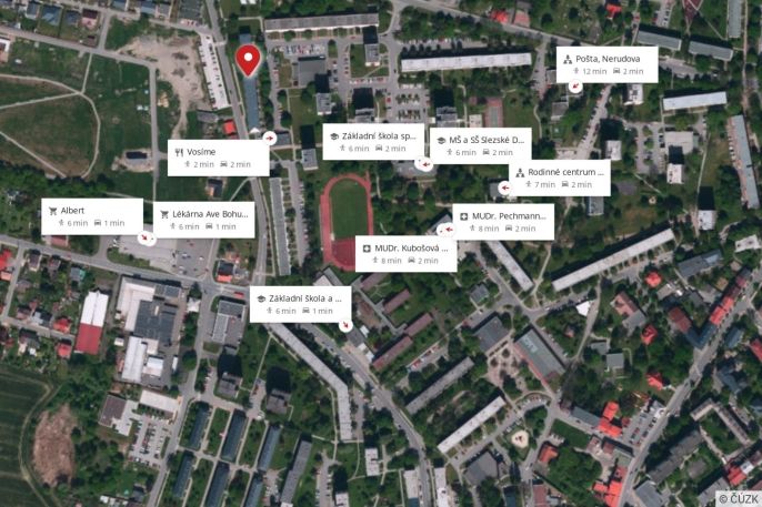 Prodej, Byt 2+1, Bohumín