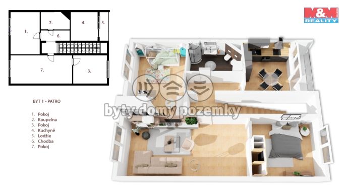 Prodej, Byt 5+1 a větší, Praha