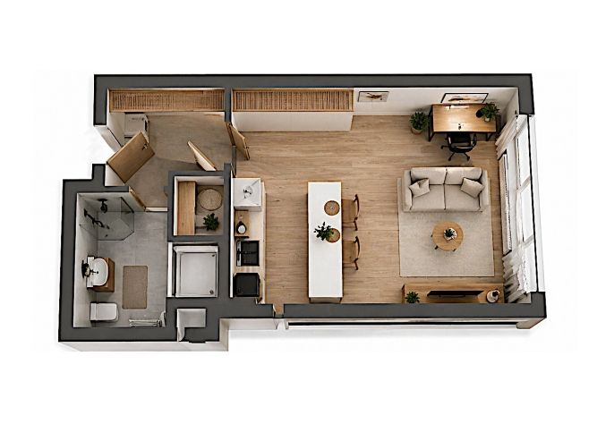 Prodej, Byt 1+kk, Praha