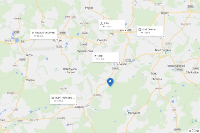 Prodej, Les, Moraveč