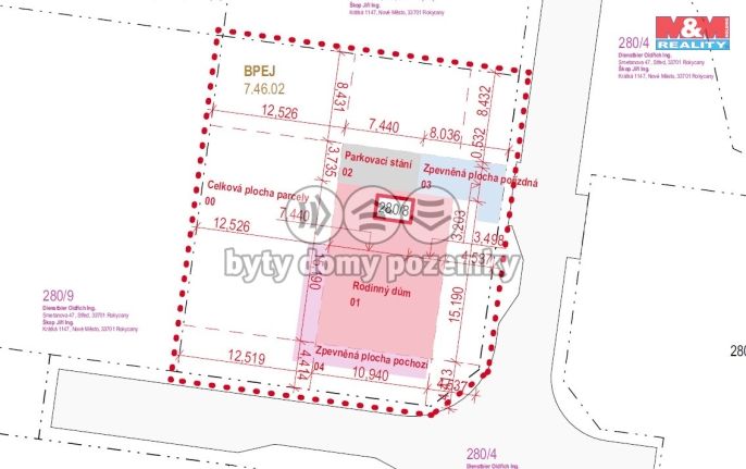 Prodej, Pozemek k bydlení, Svojkovice