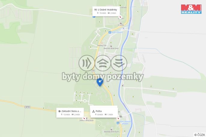 Pronájem, Byt 2+1, Kunín