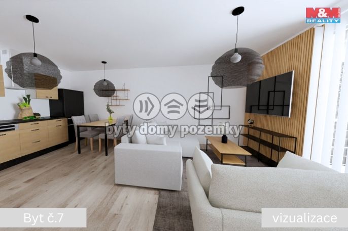 Prodej, Byt 2+kk, Žleby