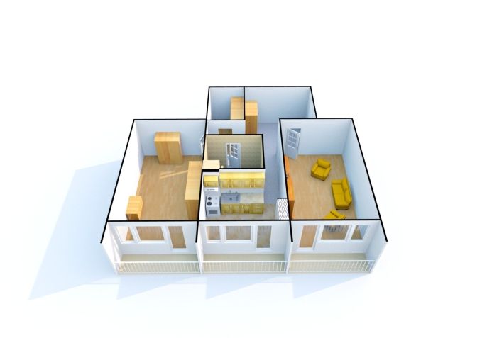 Pronájem, Byt 2+1, Děčín