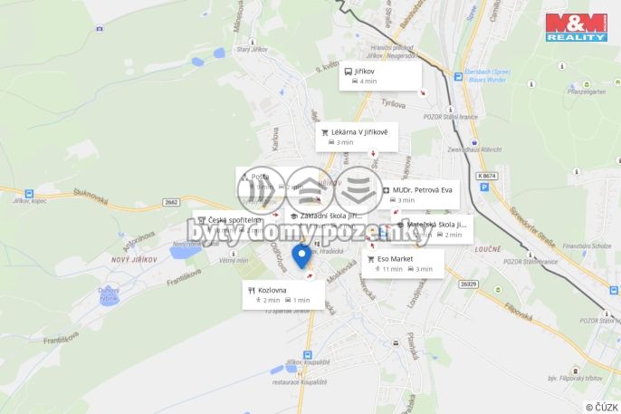 Prodej, Pozemek k bydlení, Jiříkov