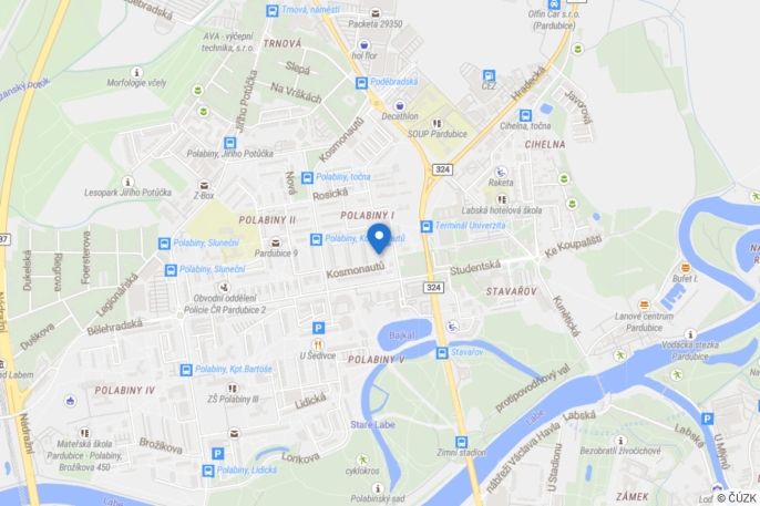 Pronájem, Byt 1+kk, Pardubice