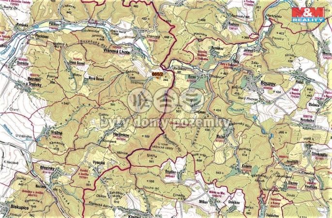 Prodej, Louka, Vranová Lhota