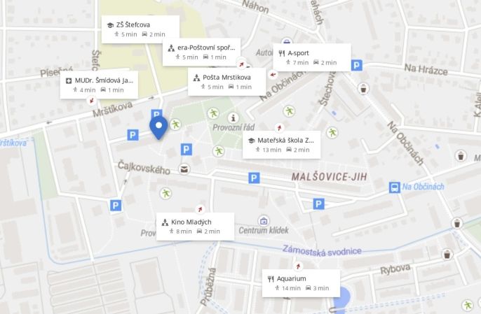 Pronájem, Byt 1+kk, Hradec Králové