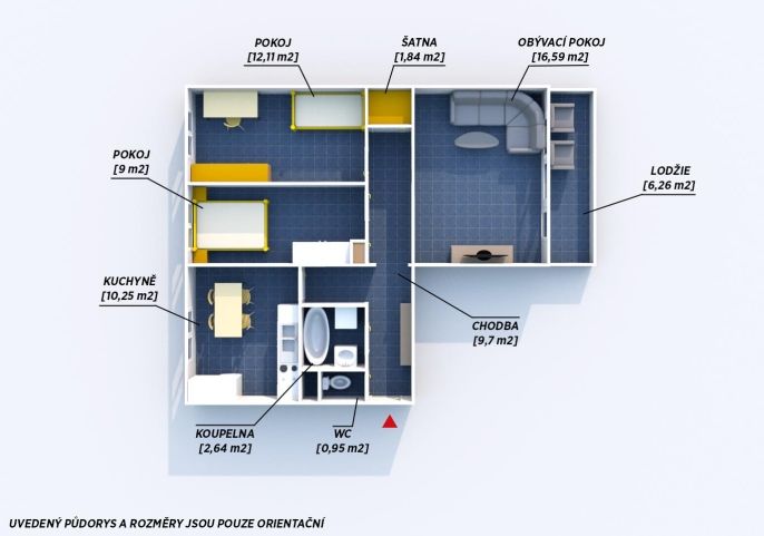 Prodej, Byt 3+1, Plzeň