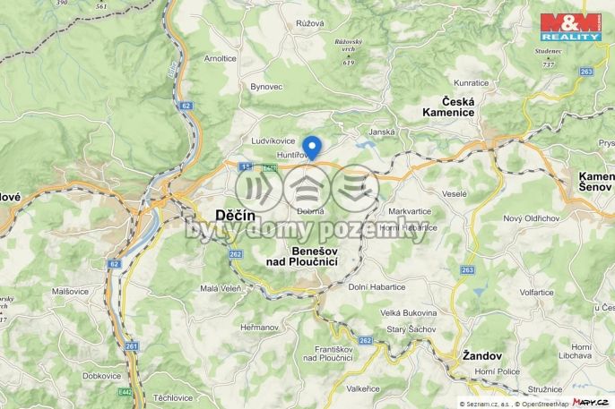 Prodej, Pozemek k bydlení, Huntířov