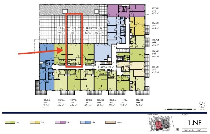 Prodej, Byt 1+kk, Praha