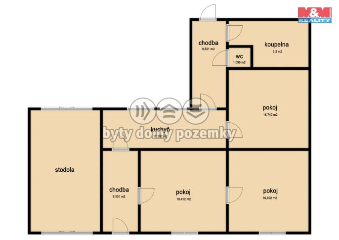 Prodej, Rodinný dům, Milešovice