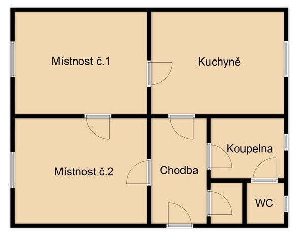 Prodej, Byt 2+1, Havlíčkova Borová