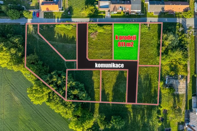 Prodej, Pozemek k bydlení, Hrobice